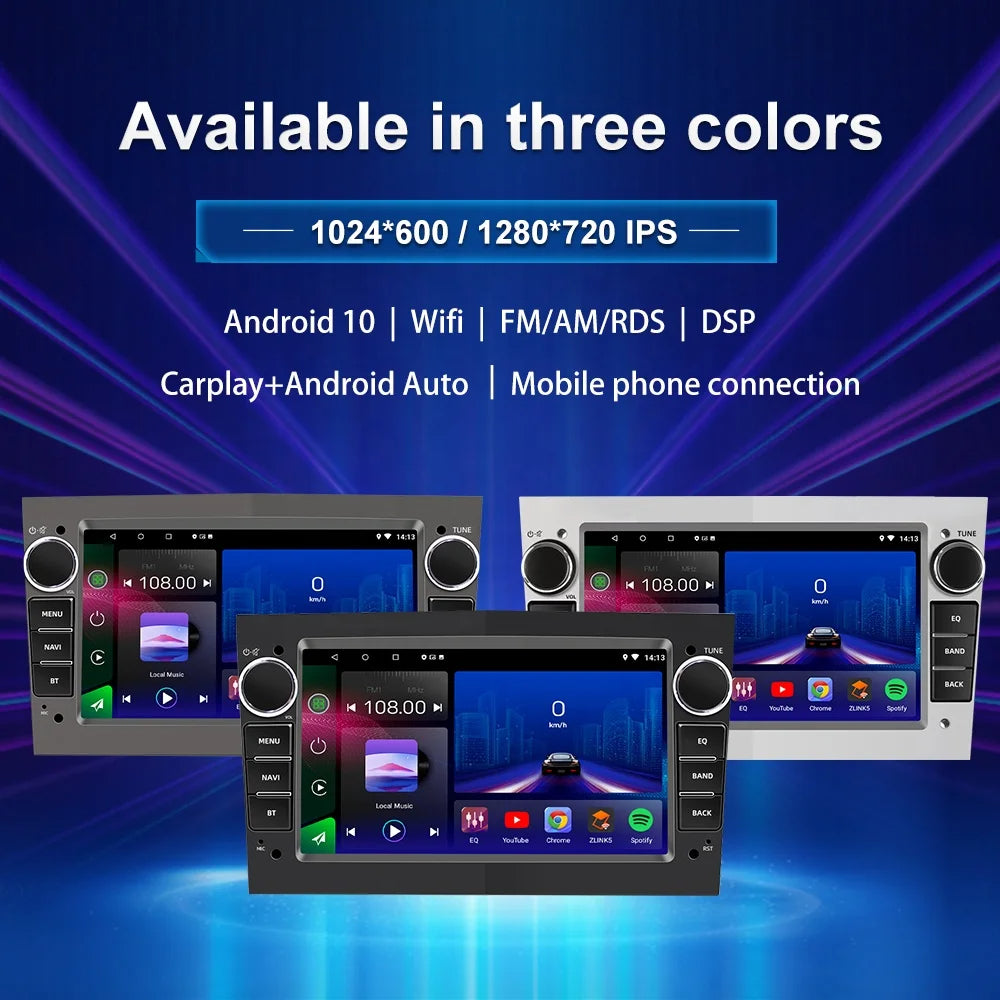 Autoradio Android 13//4G-64G-Opel Combo Tour 2011-2018/Carplay-Auto | Android 14 | Écran Tactile | Bluetooth | GPS