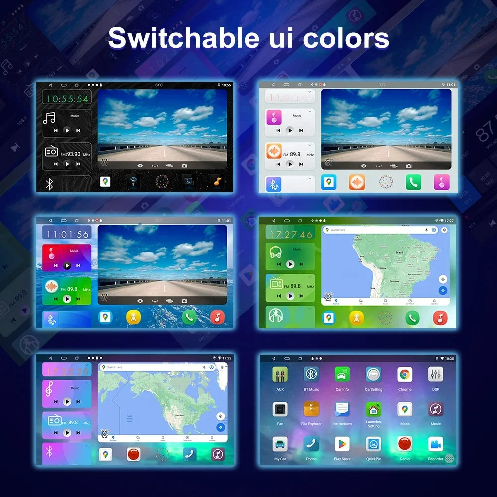 Android Double Record Caméra 6G/128 Carplay -Android Auto - Jmance | Autoradio | Android 14 | Écran Tactile | Bluetooth | GPS