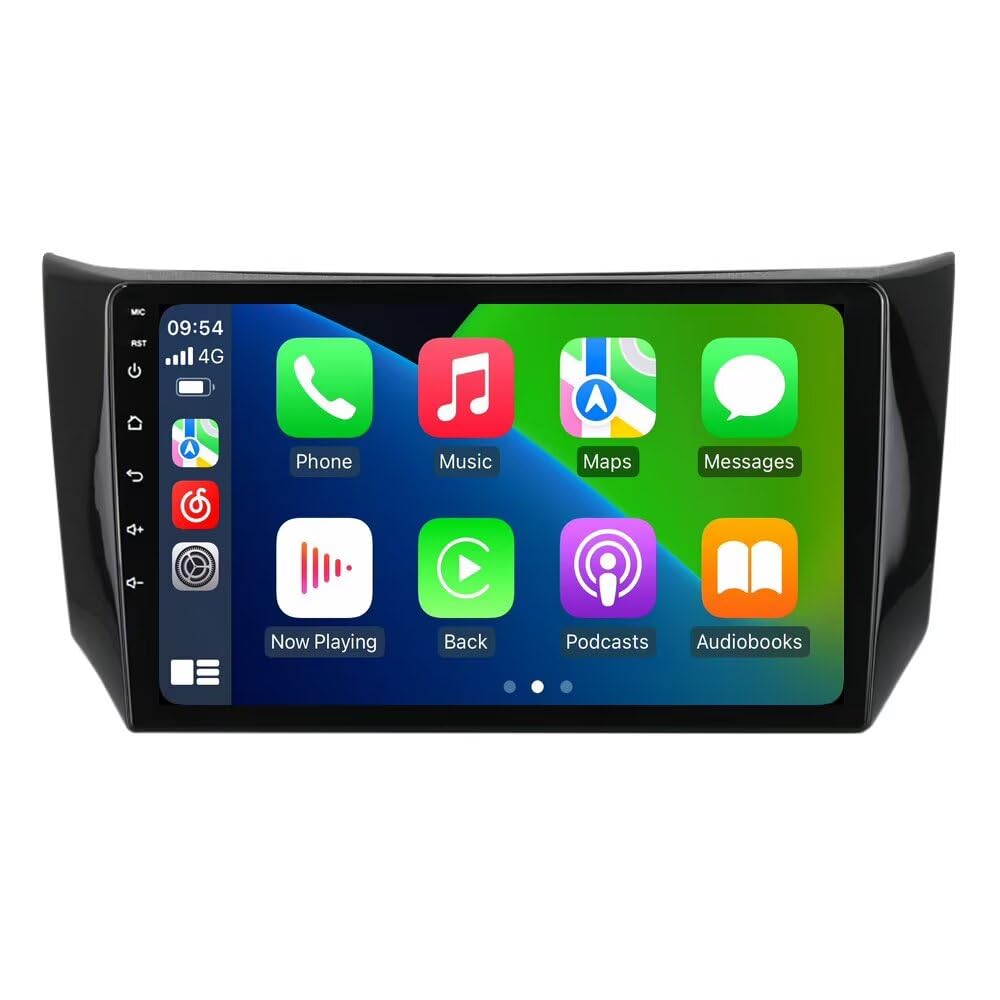 Autoradio Android 8 cœurs 2+32GB pour Nissan Sentra Sylphy B17 2013-2017, écran tactile IPS 10.1", Car-Play, Android Auto, GPS, SWC, DSP, caméra de recul intégrée.