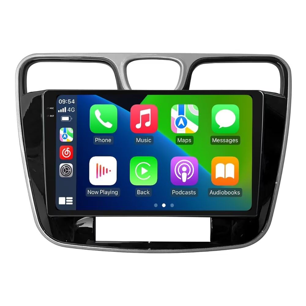 Chrysler 200 2011-2014 : écran tactile IPS 9", GPS, 2+32 Go, CarPlay, Android Auto, SWC, vue arrière, kit de tableau de bord