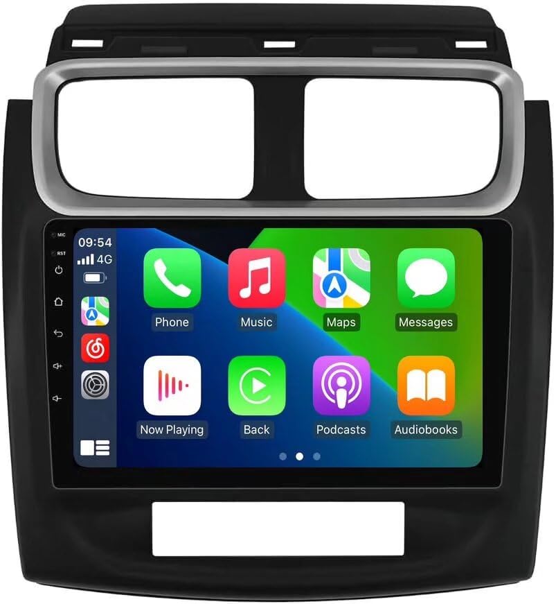 Stéréo de voiture à écran tactile IPS 9" pour Dodge Avenger 2011-2014, kit de navigation GPS, 2 + 32 Go, CarPlay et Android Auto, SWC, compatible avec caméra de recul