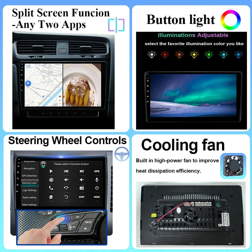 Poste Android 13//4G-64-Peugeot 301/Citroën Elysée 2013-2016 | Autoradio | Android 14 | Écran Tactile | CarPlay | Bluetooth | GPS