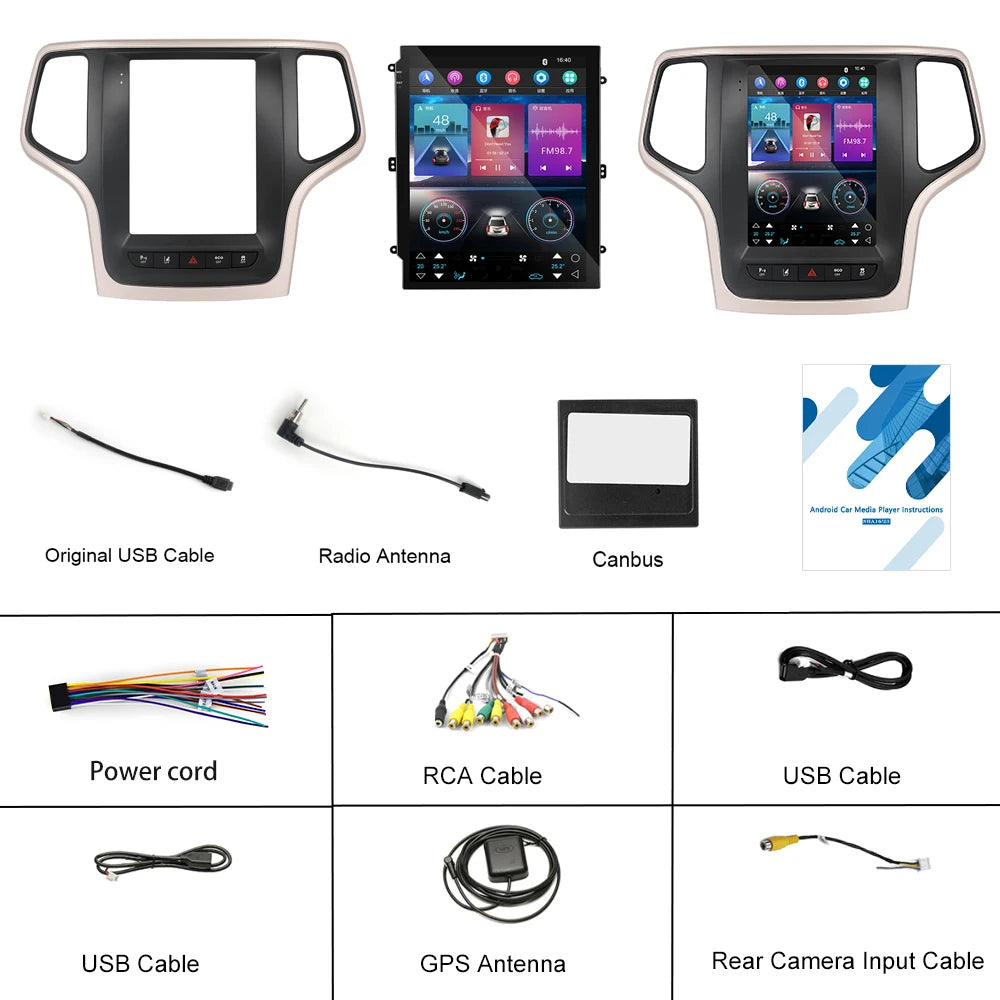 Ecran Vertical Grand Cherokee 2014-2016