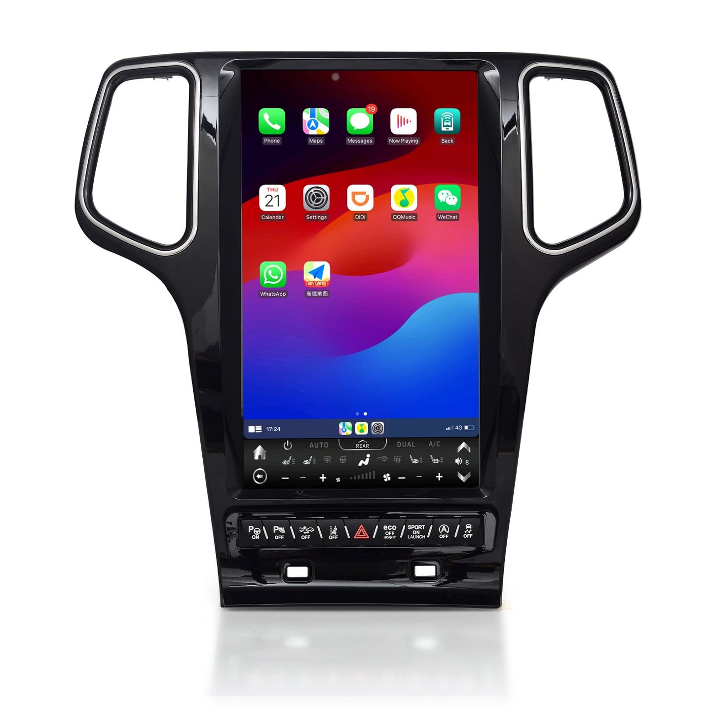 Jeep Grand Cherokee 2014-2022 | Autoradio 13.6'' Android 12, GPS, CarPlay, 128GB