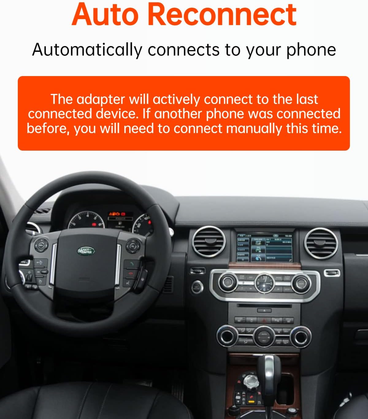 Solution Bluetooth Haute Qualité - Pour Anciens Modèles Land Rover/Range Rover/Jaguar