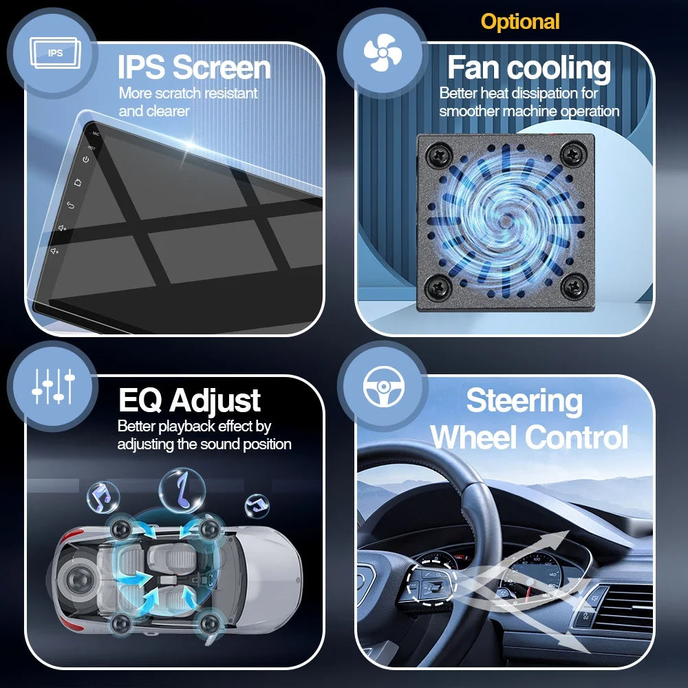 Poste Android 14//4G-64// Seat Ibiza 2009-2013/Camera Hd 1080P | Autoradio | Écran Tactile | CarPlay | Bluetooth | GPS