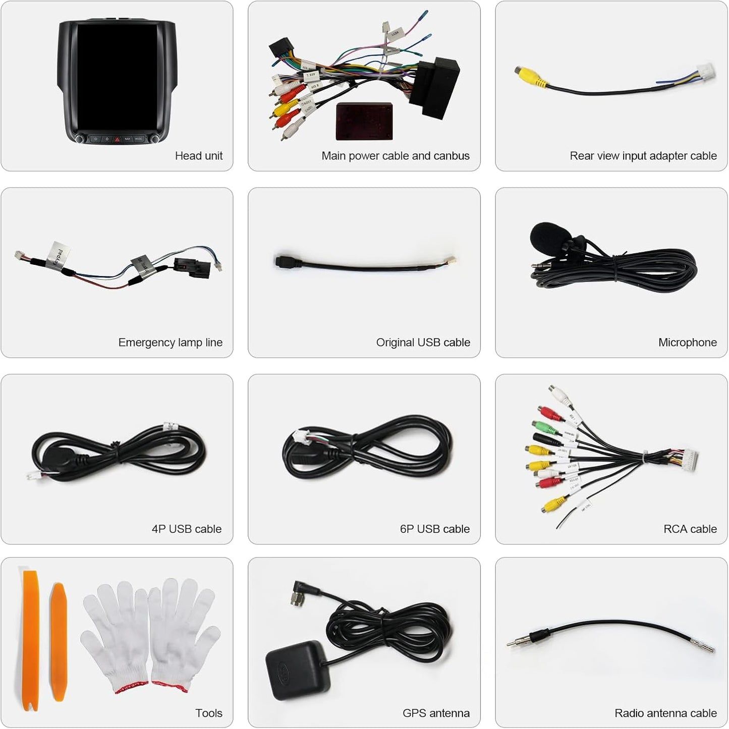 Autoradio Android 12.0 pour Dodge Ram 1500/3500 (2013-2018) - Écran IPS 10,4'' de style T, GPS, CarPlay sans fil, Bluetooth, DSP, Android Auto, sortie fibre optique