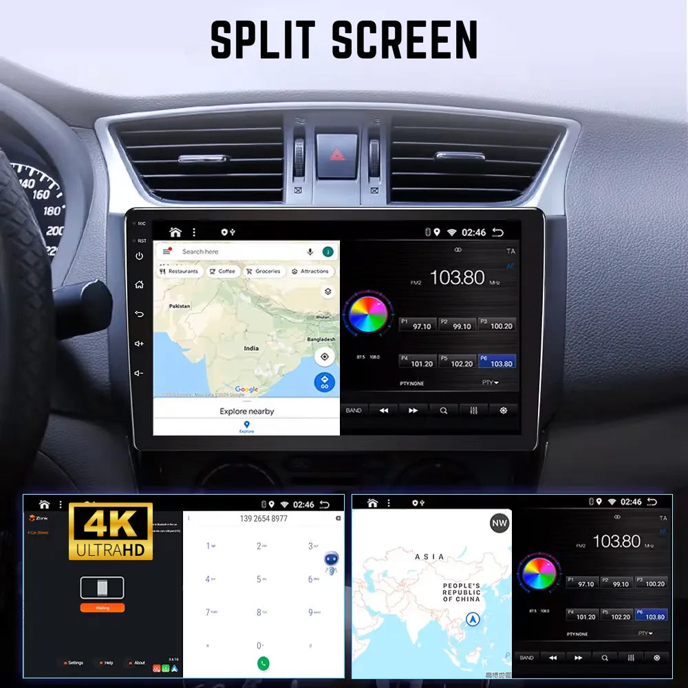 Audi A1 S1 2010-2018 Android 13 Autoradio CarPlay & Android Auto