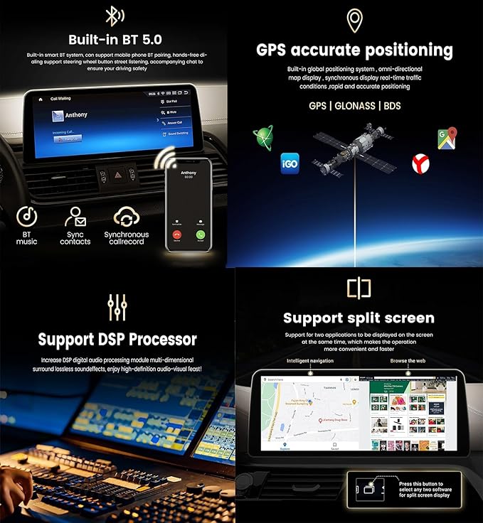 Autoradio Android Premium pour BMW Série 3/4 (F30-F36) 2011-2019