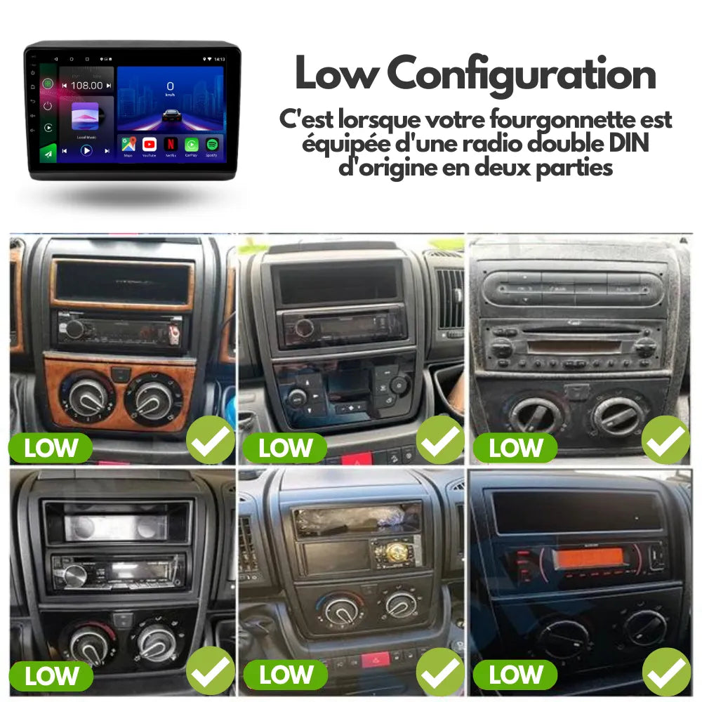 FIAT Ducato | Peugeot Boxer | Citroen Relay Jumper | 2006-2022 | Android 13 Autoradio | Apple CarPlay | Android Auto