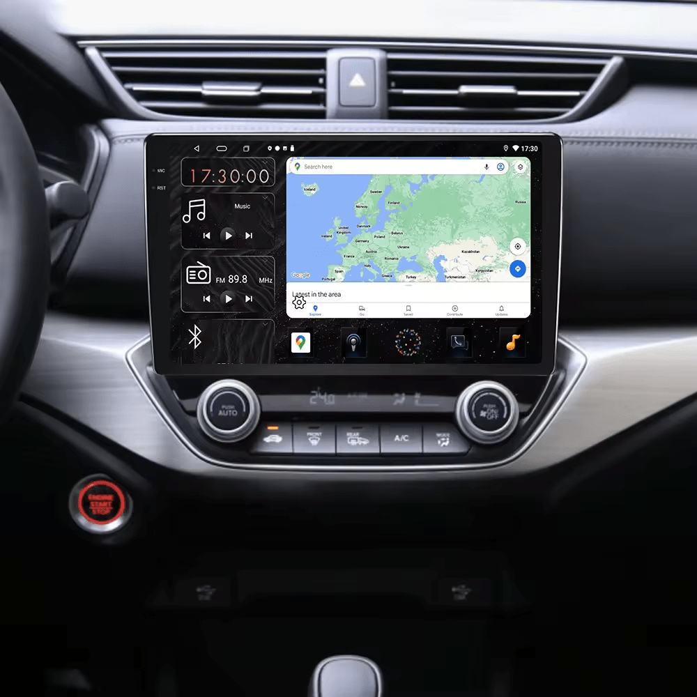 Autoradio Jmance Android 13 - Écran Qled 13 Pouces, 6G+128G, Carplay & Android Auto | Android 14 | Écran Tactile | Bluetooth | GPS