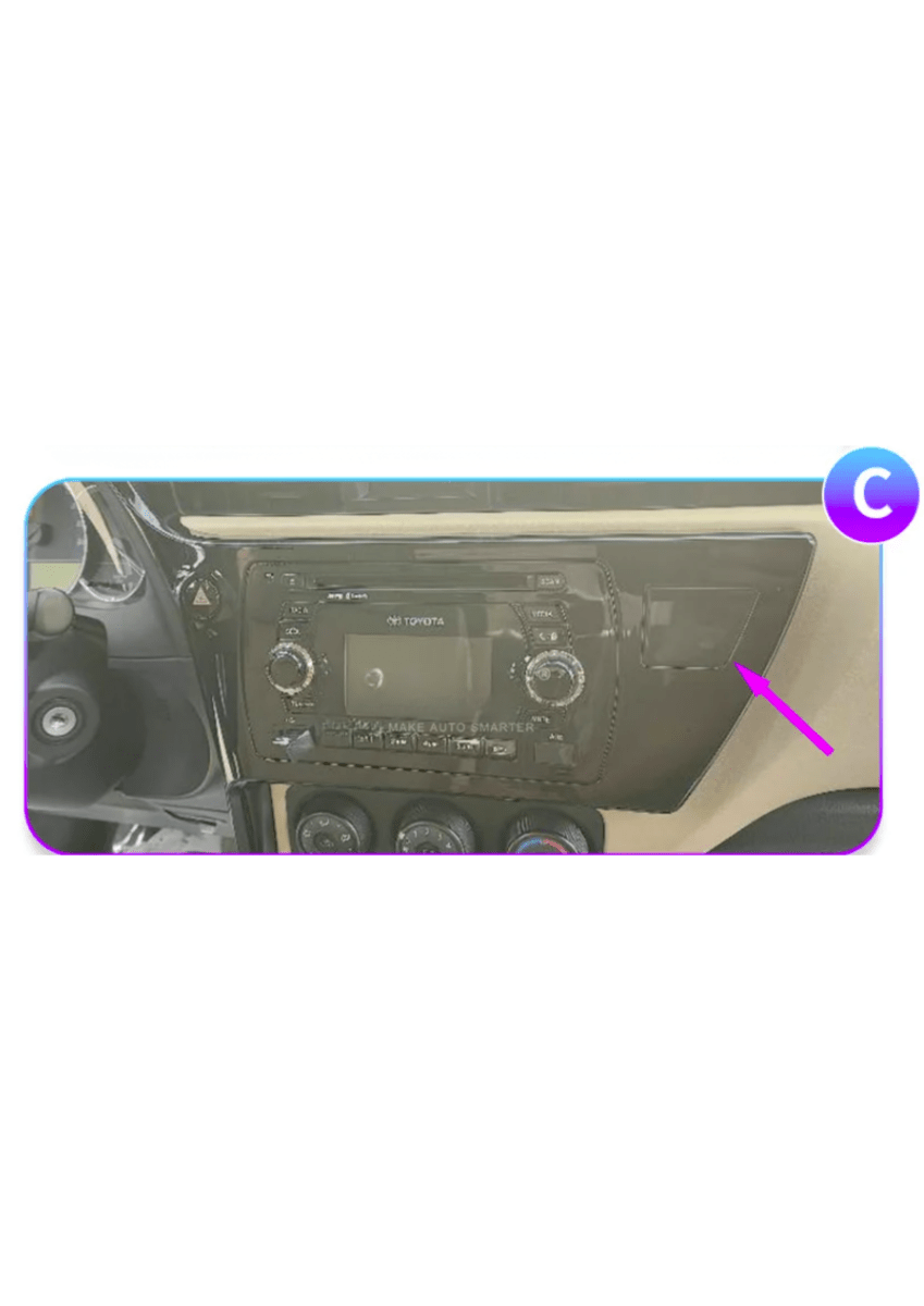 TOPTAKTILToyota | Corolla Auris | 2016 - 2019 | Android 15 Autoradio | Apple CarPlay | Android Auto