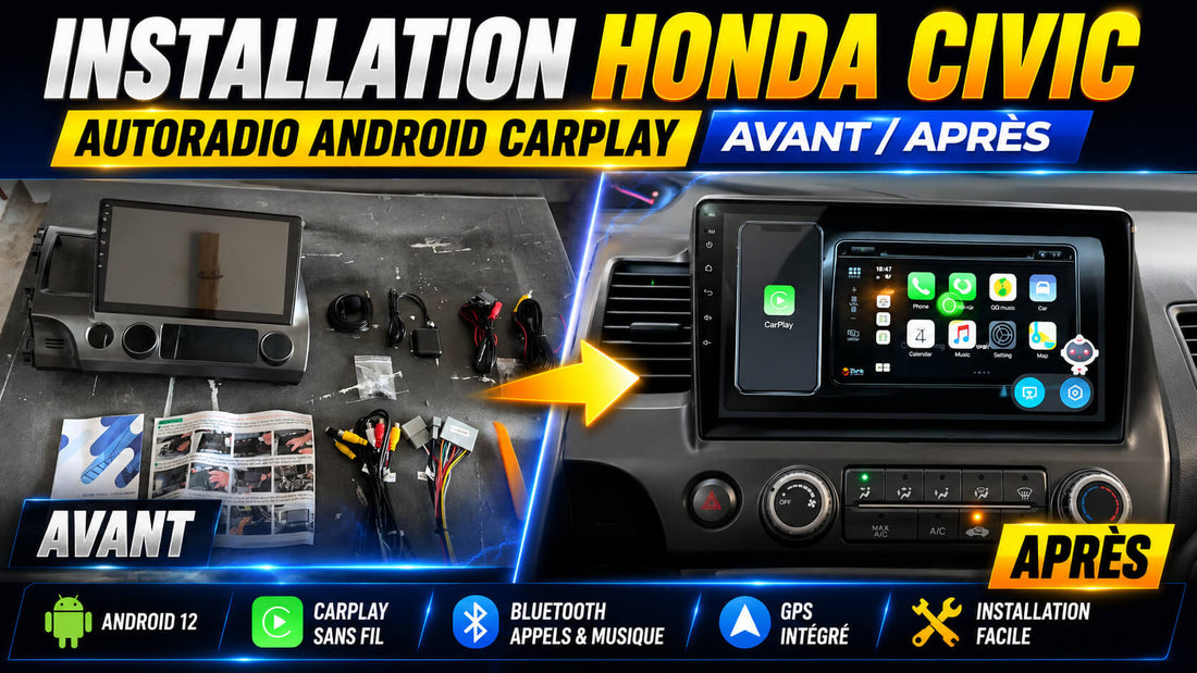 Comment installer un autoradio sur Honda Civic 8e génération