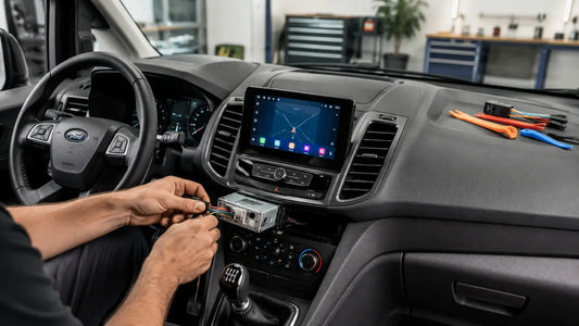 Installation d’un autoradio Android sur Ford Transit Connect et Tourneo Connect : guide complet 2018–2024