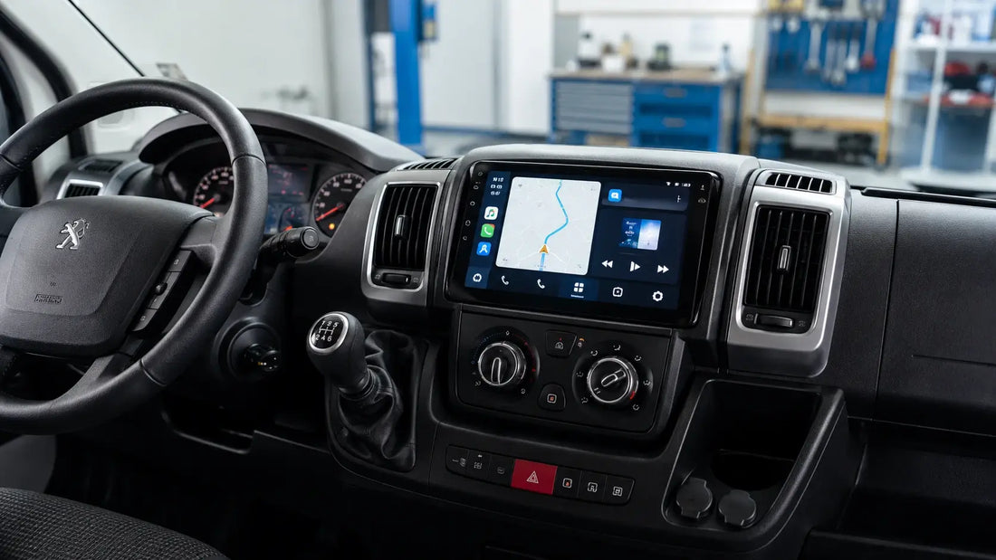 Installation d’un autoradio Android 2-DIN sur Peugeot Boxer III X290 2014–2021