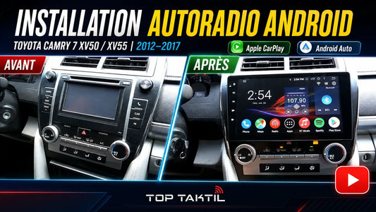 Comment installer un autoradio Android sur Toyota Camry XV50 (2012–2017)