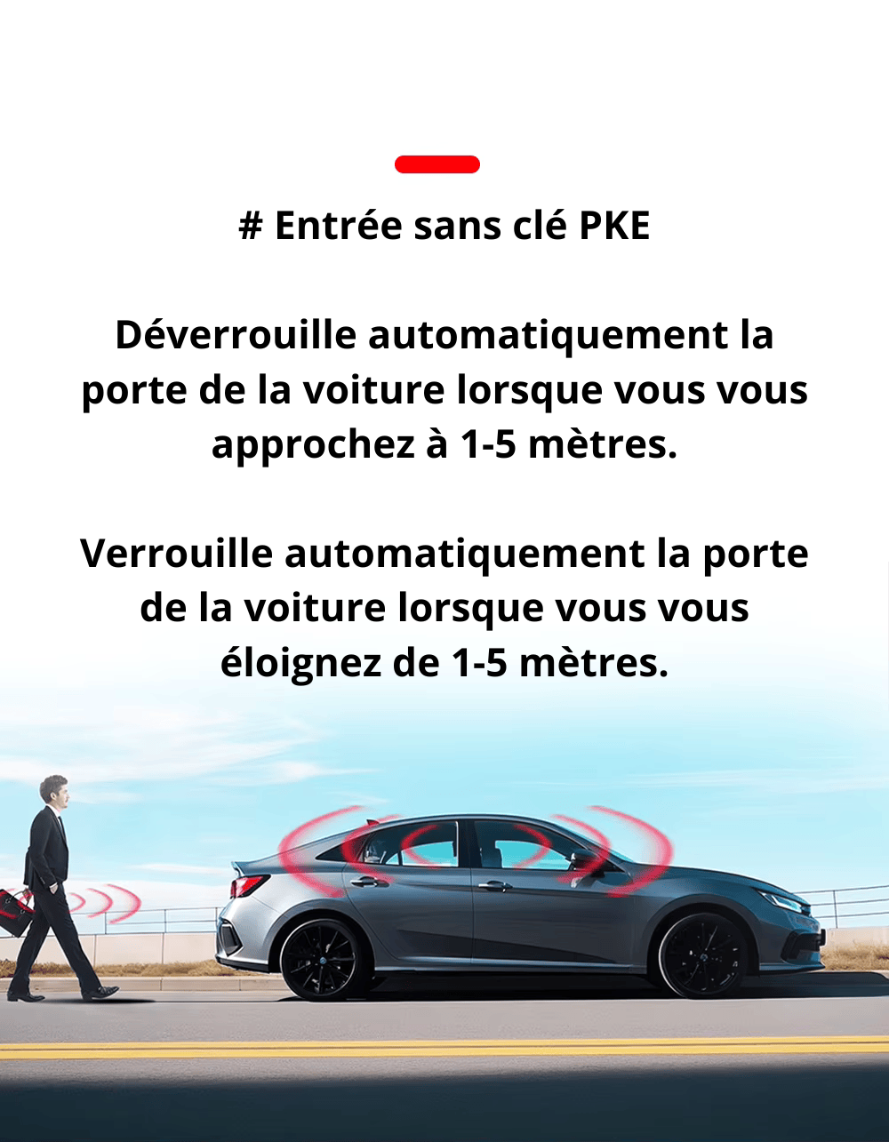 Système Démarrage à Distance & Alarme Voiture Intelligent PKE