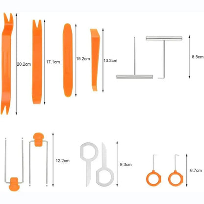Kit d'outils de démontage de garnitures, ensemble de leviers pour tableau de bord, 12 pièces
