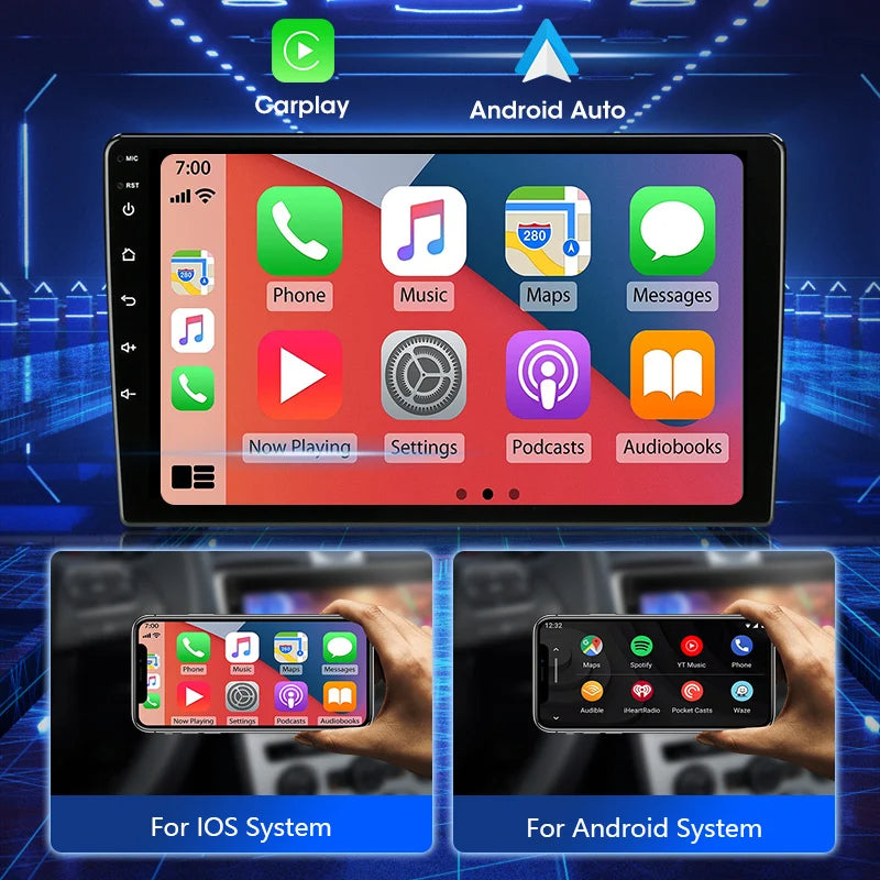 Poste Android 14  - 4G+64G  - Toyota Verso 2009-2018  - Caméra Hd 1080P | Autoradio | Écran Tactile | CarPlay | Bluetooth | GPS