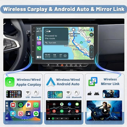 Autoradio Android 14 Ford Kuga C-Max Escape  -4G_64 - Camera Hd 1080P | Écran Tactile | CarPlay | Bluetooth | GPS
