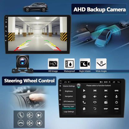 Poste Autoradio Android 14 -4G-64 -Toyota Rav4 2019  -Camera Hd 1080P | Écran Tactile | CarPlay | Bluetooth | GPS