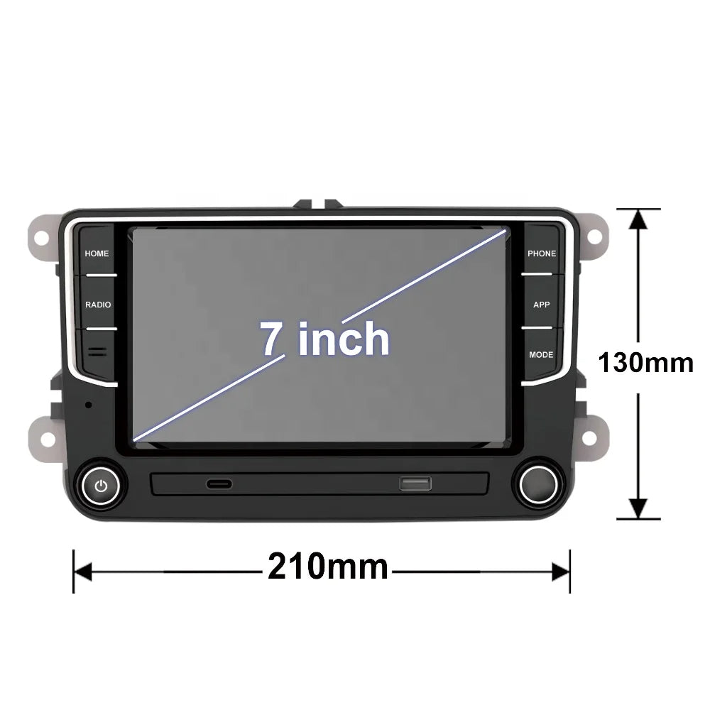 Poste Android 13//4G-64//Golf5,Golf6, Passat, Tiguan, Touran, Polo | Autoradio | Android 14 | Écran Tactile | CarPlay | Bluetooth | GPS