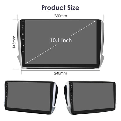 Poste Autoradio Android 13//4G-64G Peugeot 208/2008-(2014 2018) | Android 14 | Écran Tactile | CarPlay | Bluetooth | GPS