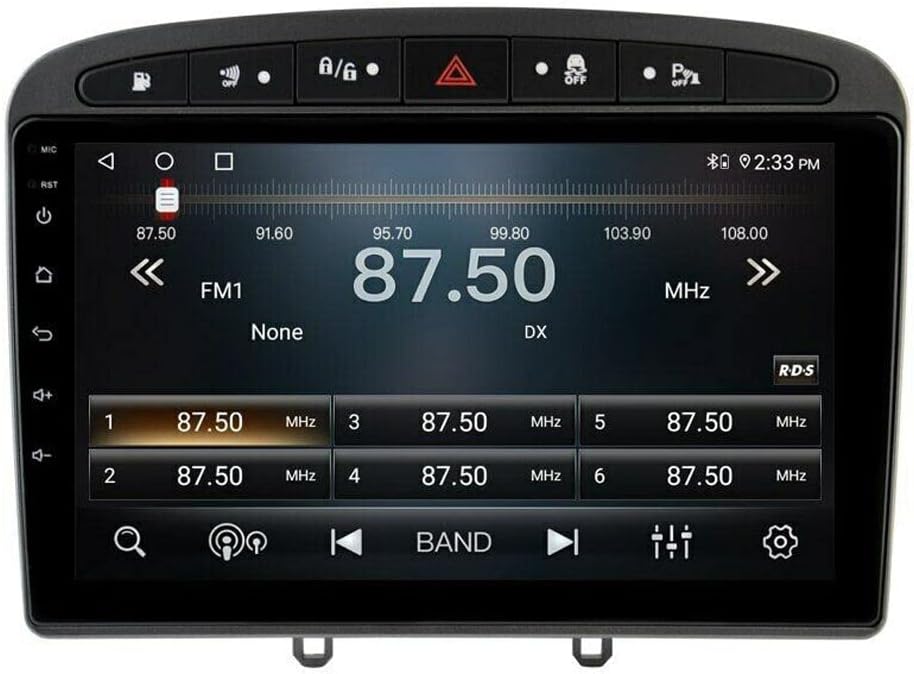 Poste Android 13//4G-64-Peugeot 308  2007-2015/Carplay-Android Auto | Autoradio | Android 14 | Écran Tactile | Bluetooth | GPS