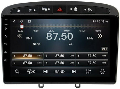 Poste Android 13//4G-64-Peugeot 308  2007-2015/Carplay-Android Auto | Autoradio | Android 14 | Écran Tactile | Bluetooth | GPS