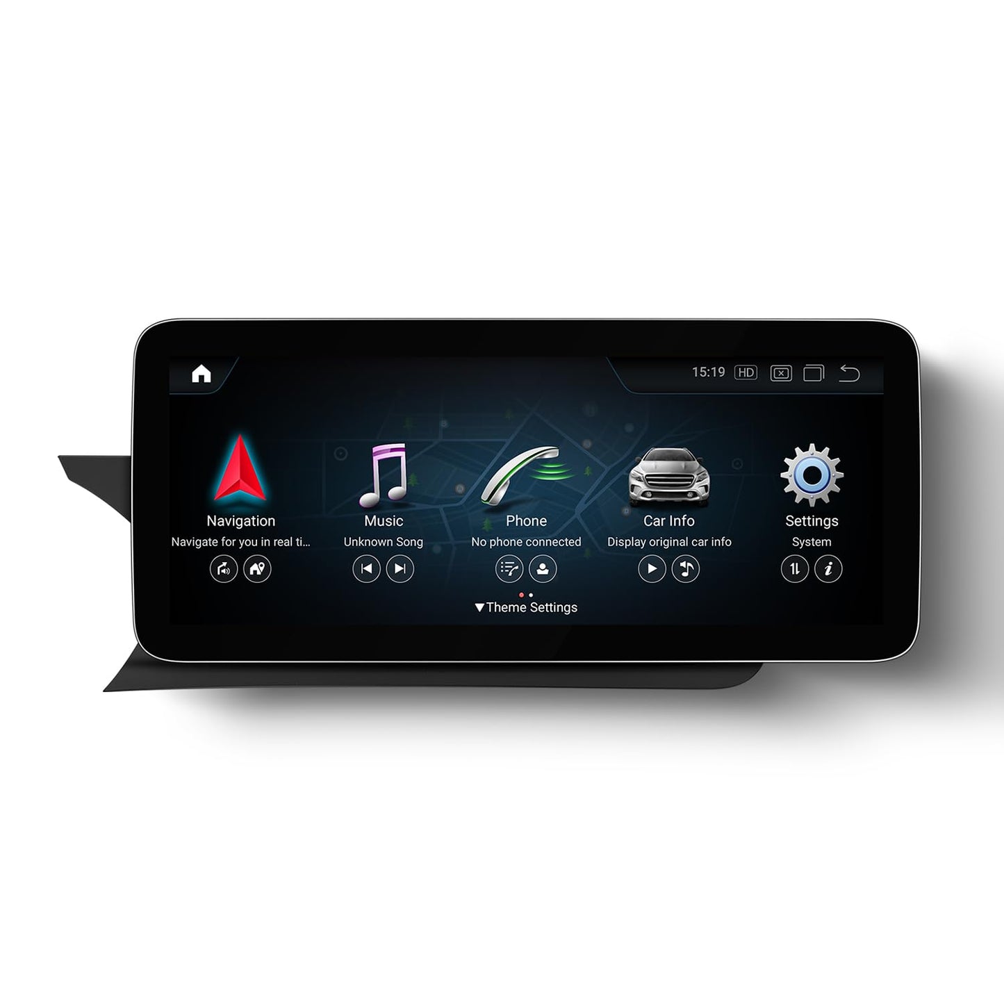 Autoradio Android 13 HD 4+64GB pour Mercedes Benz C A CLA G GLA W204 W176 C117 W463 X156 2012-2015 - CarPlay & Android Auto