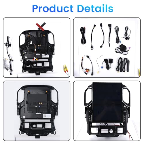 Écran Android 15,6 Pouces 8+128GB pour Chevy Silverado / GMC Sierra 2019-2023 – Autoradio Style Tesla avec GPS, CarPlay Sans Fil et Son HD