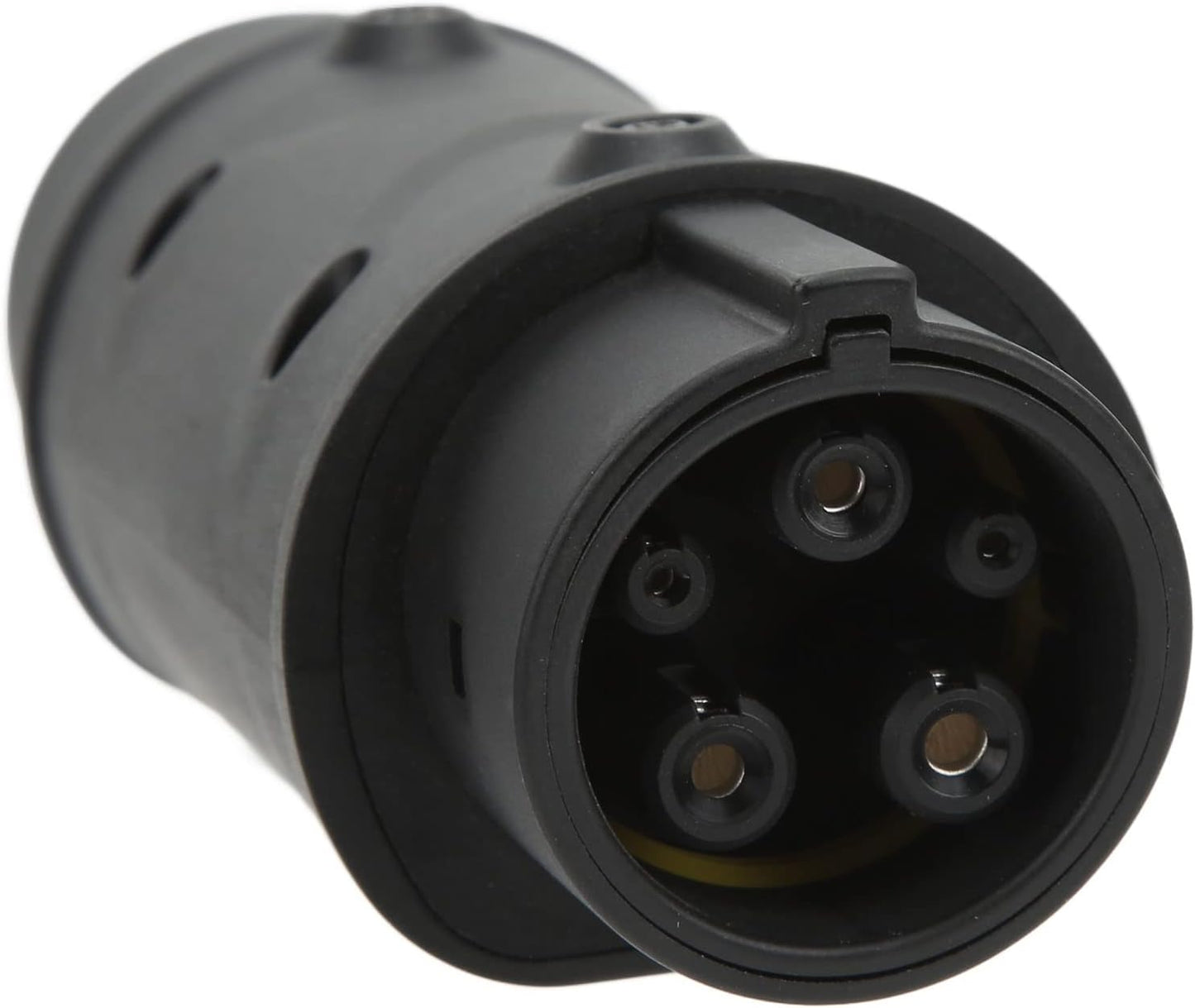 Adaptateur Type 2 vers Type 1 Recharge Voiture Électrique, Connecteur EVSE 16A 32A 230V 7,2KW avec Protection IP54 et Ignifuge UL94-V-0 pour Véhicule Électrique