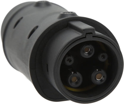 Adaptateur Type 2 vers Type 1 Recharge Voiture Électrique, Connecteur EVSE 16A 32A 230V 7,2KW avec Protection IP54 et Ignifuge UL94-V-0 pour Véhicule Électrique