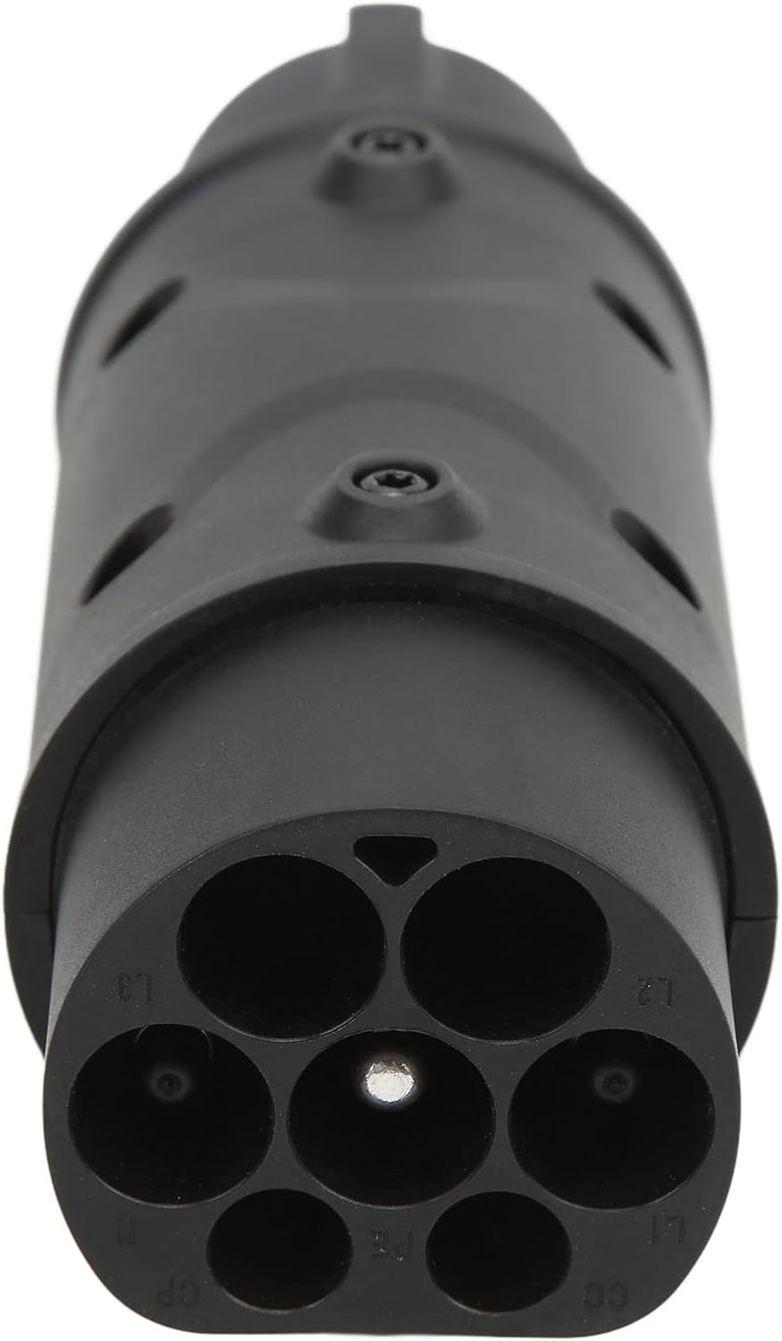 Adaptateur Type 2 vers Type 1 Recharge Voiture Électrique, Connecteur EVSE 16A 32A 230V 7,2KW avec Protection IP54 et Ignifuge UL94-V-0 pour Véhicule Électrique