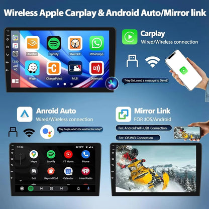Poste Autoradio Android 14 -4G-64 -Toyota Rav4 2019  -Camera Hd 1080P | Écran Tactile | CarPlay | Bluetooth | GPS