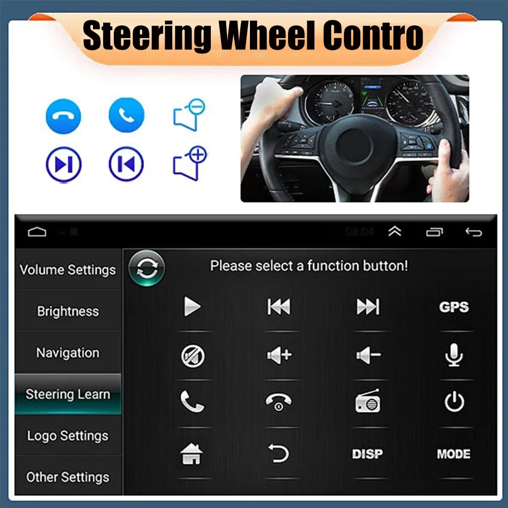 Autoradio Android 14 Ford Kuga C-Max Escape  -4G_64 - Camera Hd 1080P | Écran Tactile | CarPlay | Bluetooth | GPS