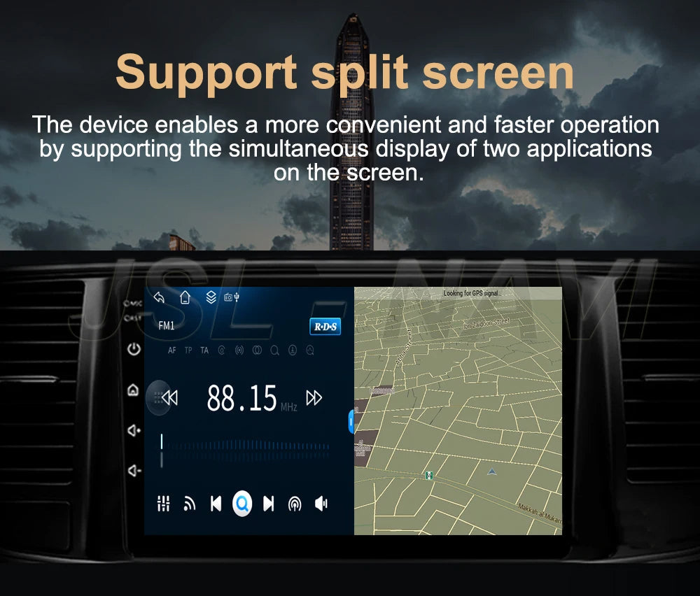 Poste Autoradio Android 14 -4G-64 -Toyota Rav4 2019  -Camera Hd 1080P | Écran Tactile | CarPlay | Bluetooth | GPS