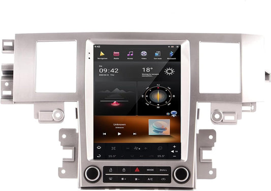 Autoradio Android 15 Double Din pour Jaguar XF (2008-2015) - CarPlay Sans Fil, 8Go/256Go, Écran QLED 9.7" 1920x720