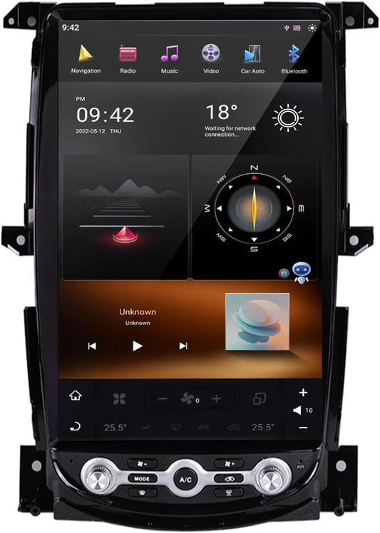 Autoradio Android 15 Double Din pour Nissan 370Z (2005-2019) - CarPlay Sans Fil, 8Go/256Go, Écran QLED