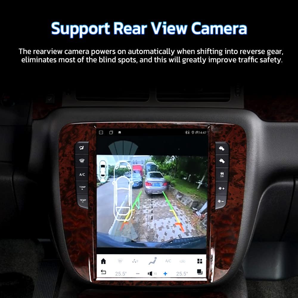 Autoradio Android 11 12.1'' pour Chevrolet GMC Yukon/Tahoe/Silverado 2007-2012 | GPS, CarPlay, 4G, WiFi