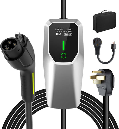 Chargeur EV 2-en-1 Niveau 1 & 2 - 32A Max