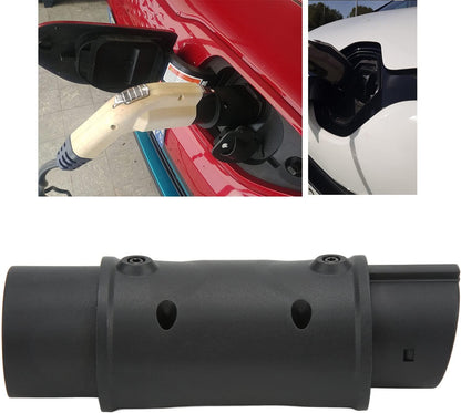 Adaptateur Type 2 vers Type 1 Recharge Voiture Électrique, Connecteur EVSE 16A 32A 230V 7,2KW avec Protection IP54 et Ignifuge UL94-V-0 pour Véhicule Électrique