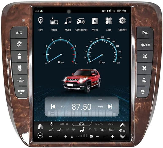 Autoradio Android 15 Double Din pour Chevrolet/GMC (2007-2013) - CarPlay Sans Fil, 8Go RAM + 256Go, GPS, 5G WiFi, Écran QLED 1920x720