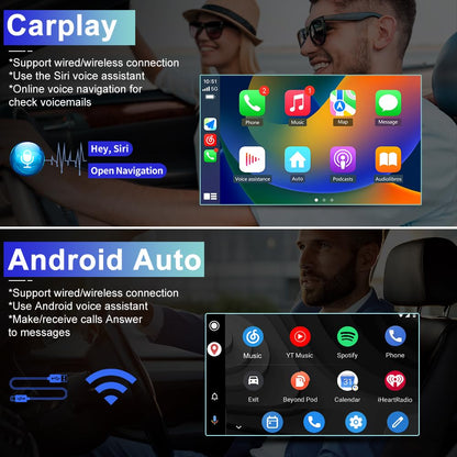 [2+32G] Autoradio Android 12 pour Chrysler Sebring 2006-2010, radio à écran tactile 9" avec CarPlay sans fil, Android Auto, Bluetooth, WiFi, navigation GPS