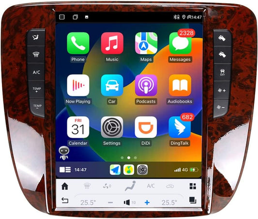 Autoradio Android 11 12.1'' pour Chevrolet GMC Yukon/Tahoe/Silverado 2007-2012 | GPS, CarPlay, 4G, WiFi
