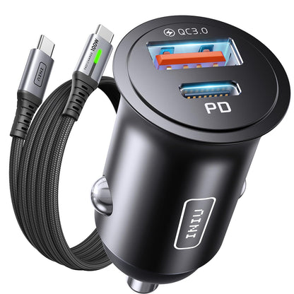 Chargeur de Voiture 60W - Charge Rapide et Sécurisée