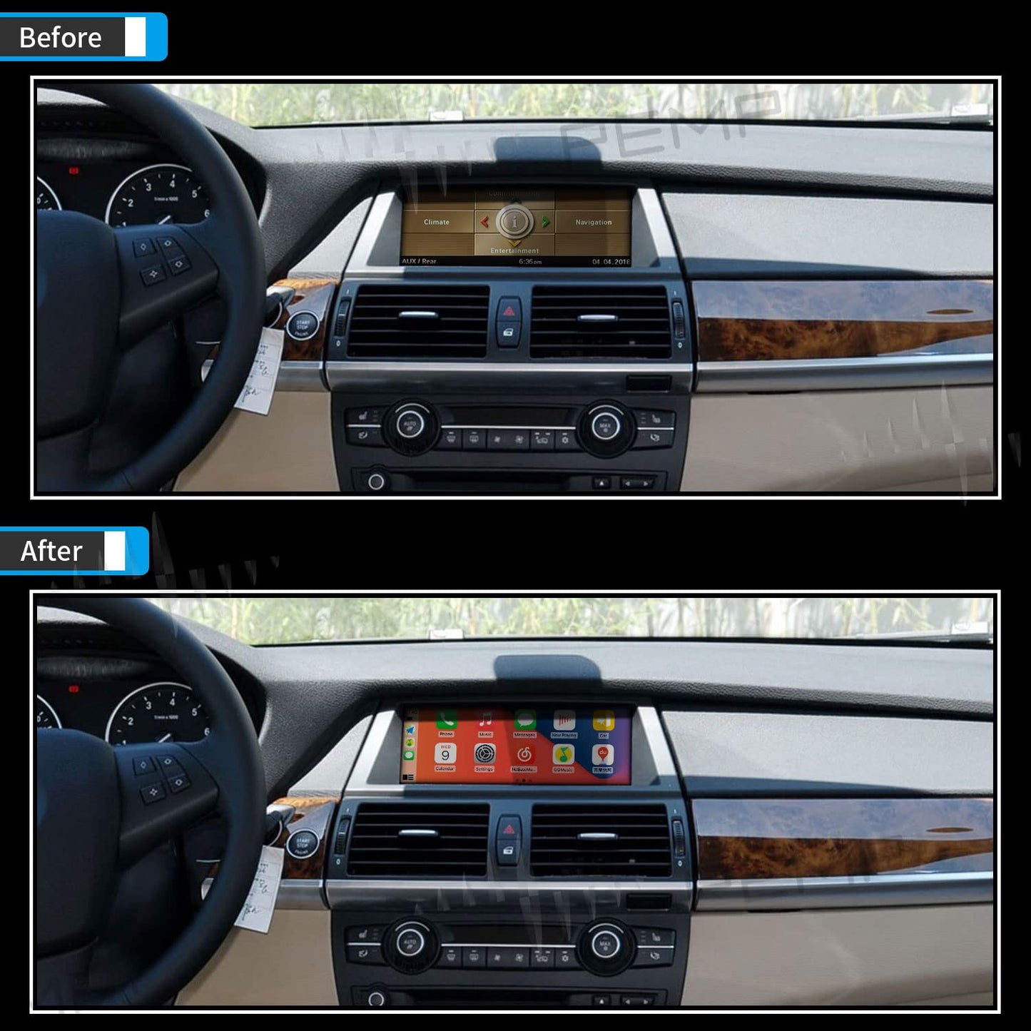 Kit de Rétrofit CarPlay & Android Auto Mercedes-Benz Classe C W205 & GLC X253 (2016-2019, NTG5.0)