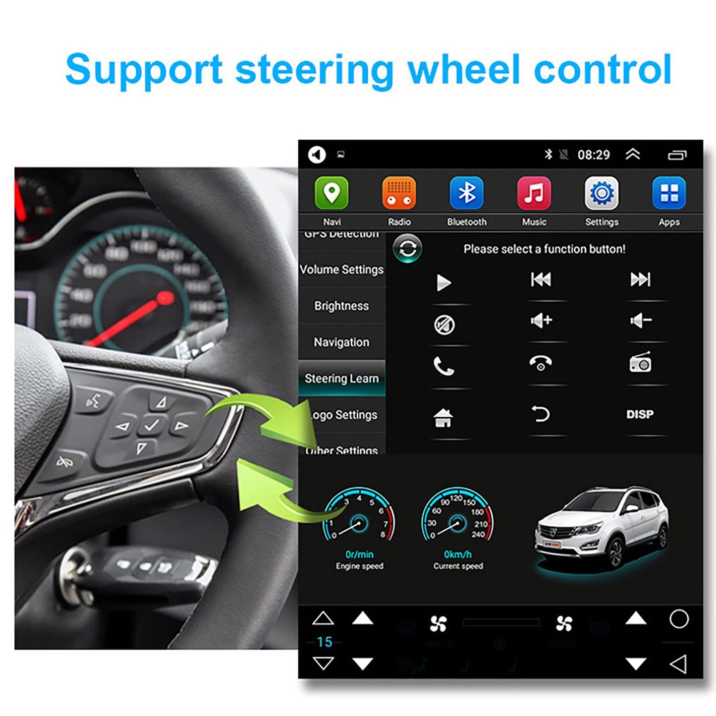 Tesla Style Radio Android 12 Autoradio GPS Navigation pour Ford Mondeo 2011-2013 Lecteur Multimédia De Voiture Autoradio 9,7 Pouces Support D'écran Bluetooth WiFi USB FM SWC avec Caméra De Recul HD