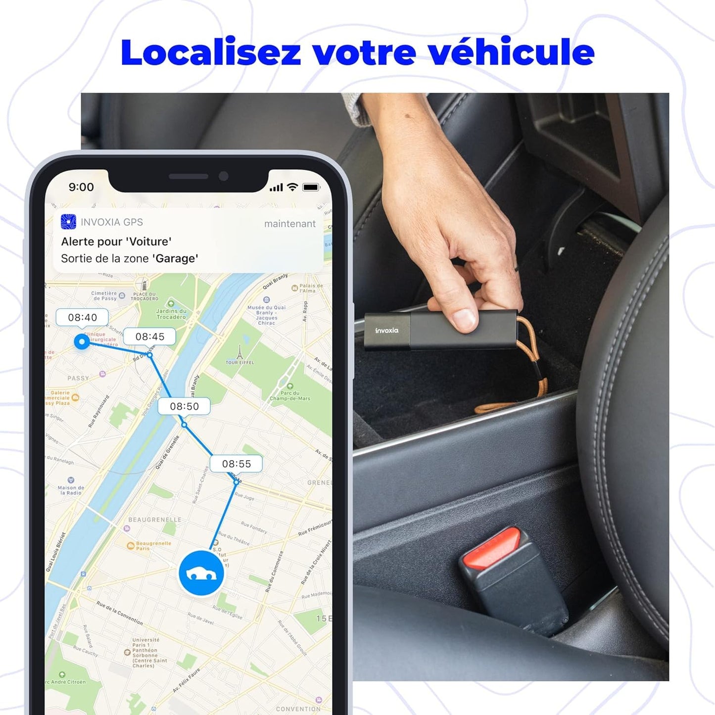 GPS Tracker - Protection contre le vol pour véhicules et objets de valeur