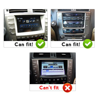 MekedeTech Android 13 Car Radio for Navigation for Lexus IS250 IS200 IS220 IS300 IS350 Head Unit Car GPS Stereo Multimedia Player in Dash Stereo with Built-in CarPlay and Android Auto WiFi BT